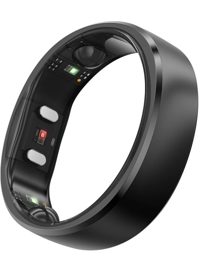 رينجكون خاتم الجيل الثاني من رينج كون، اول خاتم ذكي في العالم مع مراقبة توقف التنفس أثناء النوم، بدون اشتراك في التطبيق، عمر بطارية 12 يوم، جهاز تتبع الاجهاد ومعدل ضربات القلب وصحة المرأة، متوافق مع اندرويد - Image 1