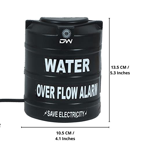 Digiway Water Overflow Alarm and Sensor, with Voice Sound, Water Tank Alarm(Black) - Image 3