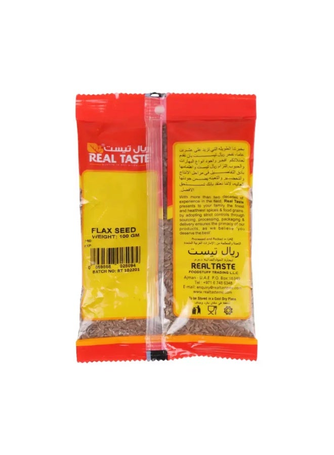 Real Taste بذور الكتان بنكهة حقيقية - 100 جرام - Image 2