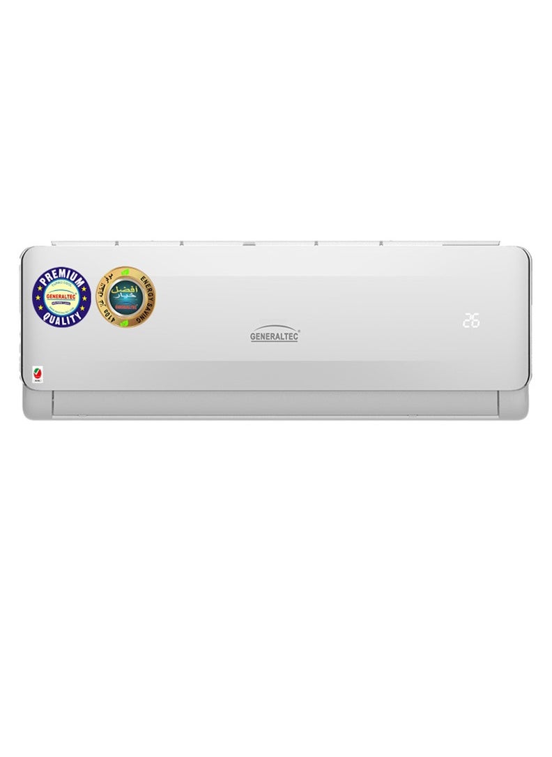 GENERALTEC - Generaltec 1.5 Ton Split Air Conditioner with Rotary Compressor T3 – 5 Years Compressor Warranty, 4-Way Swing, Golden Fin, Remote Control - Image 1