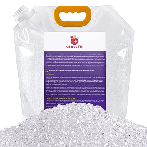 MUBYOK 5lb Premium Unscented Aroma Beads for DIY Car Freshies Eva Beads Bulk Supplies - Image 1