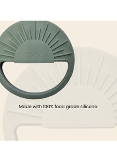 SMA SMA Baby Sun Teether Teething Toys for Babies-Teething Toy Silicone BPA Free Anti-Dropping Infant Teether Pacifiers Chew Toys for Sucking Needs and Soothing Babies Sore Gums  - Image 3