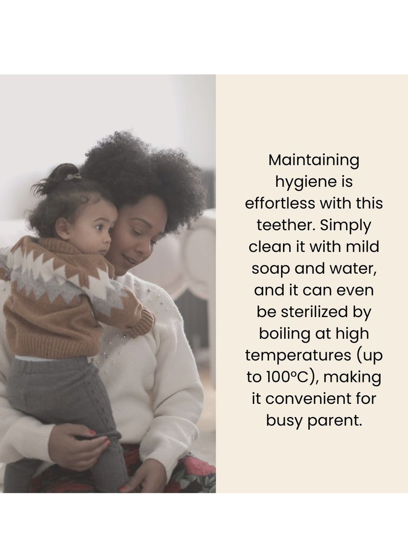 SMA Baby Sun Teether Teething Toys for Babies-Teething Toy Silicone BPA Free Anti-Dropping Infant Teether Pacifiers Chew Toys for Sucking Needs and Soothing Babies Sore Gums - Image 2