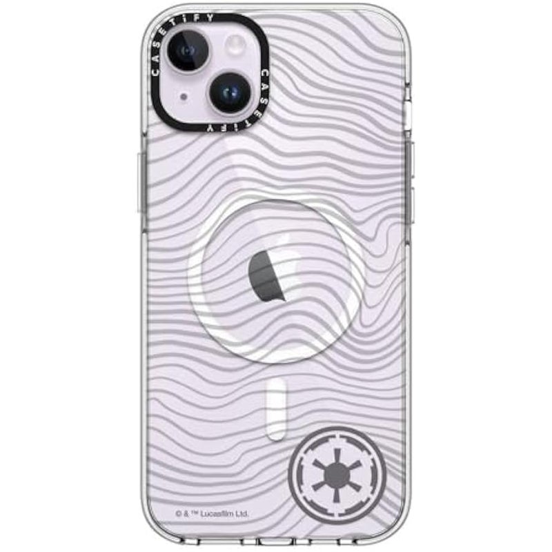 Casetify Clear iPhone 14 Plus Case 【Mandalorian Co-Lab/Not Yellowing / 6.6ft Drop Protection/Compatible with Magsafe】 - Beskar Ingot - Clear - Image 2