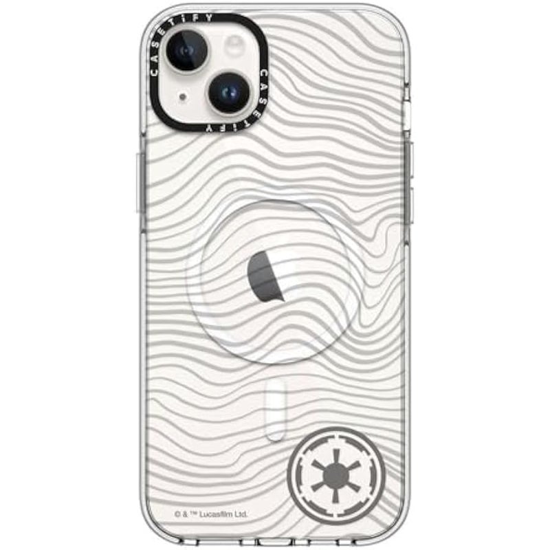 Casetify Clear iPhone 14 Plus Case 【Mandalorian Co-Lab/Not Yellowing / 6.6ft Drop Protection/Compatible with Magsafe】 - Beskar Ingot - Clear - Image 1