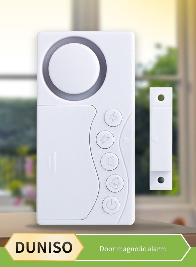 SF19 English cross-border simple door magnetic alarm, battery version, used for doorbell, refrigerator, door and window closing reminder, anti-theft - Image 1