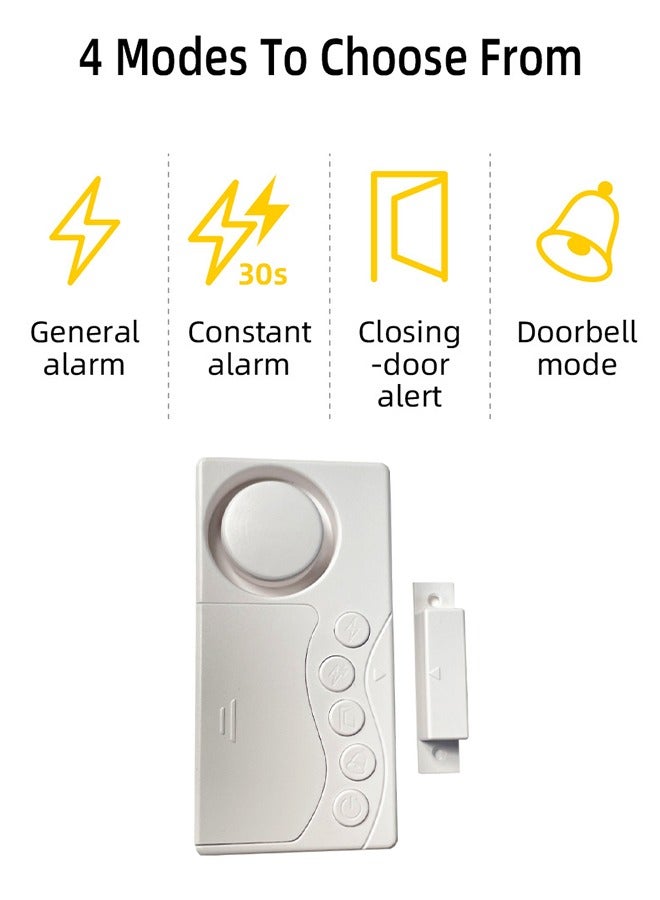 SF19 English cross-border simple door magnetic alarm, battery version, used for doorbell, refrigerator, door and window closing reminder, anti-theft - Image 4