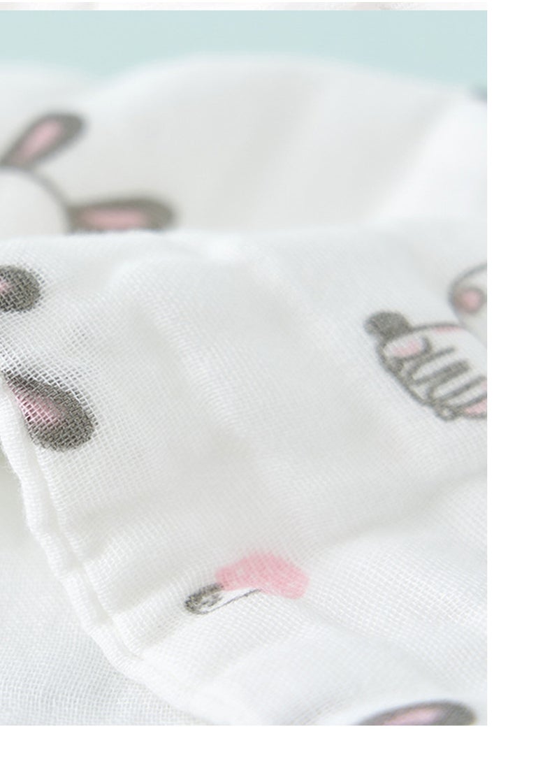 Splendors 10pcs 25cmx25cm Super Soft Washcloths Set For Baby 100% High Quality Cotton Muslin Washcloth Face Towels For Newborn Sensitive Skin (Random patterns)  - Image 2