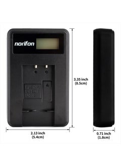 Norifon LI-60B LCD USB Charger for Olympus FE-370 Camera and More  - Image 5