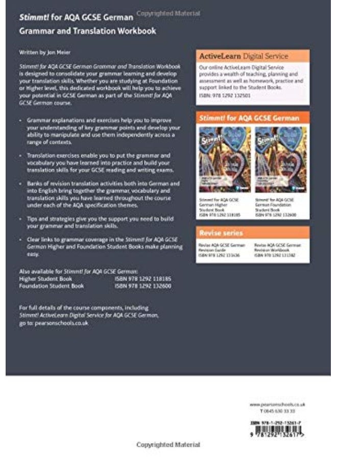 Stimmt! AQA GCSE German Grammar and Translation Workbook - Image 2