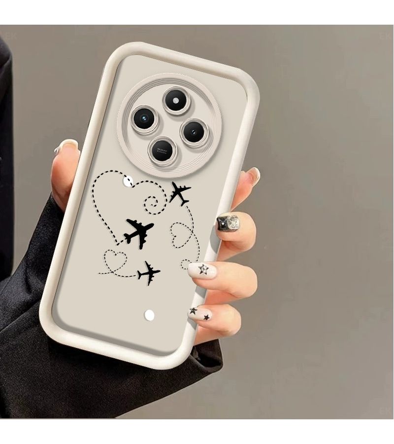 Phone Case Compatible With Xiaomi Poco C75 5G Poco M7 5G Redmi A3 Pro Redmi A4 Redmi 14C 4G Redmi 14C 5G Redmi 14R Brown Shock Absorbing Anti Slip Lightweight Durable Dirt Resistant - Image 2