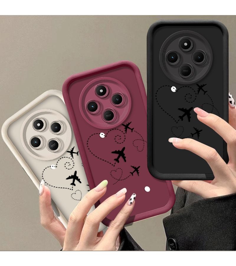 Phone Case Compatible With Xiaomi Poco C75 5G Poco M7 5G Redmi A3 Pro Redmi A4 Redmi 14C 4G Redmi 14C 5G Redmi 14R Brown Shock Absorbing Anti Slip Lightweight Durable Dirt Resistant - Image 1