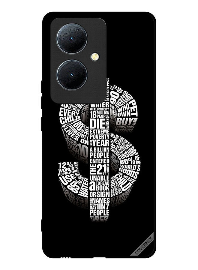 Covernex Protective Case Cover For Vivo Y78+ 5G Calligraphy Dollar - Image 1
