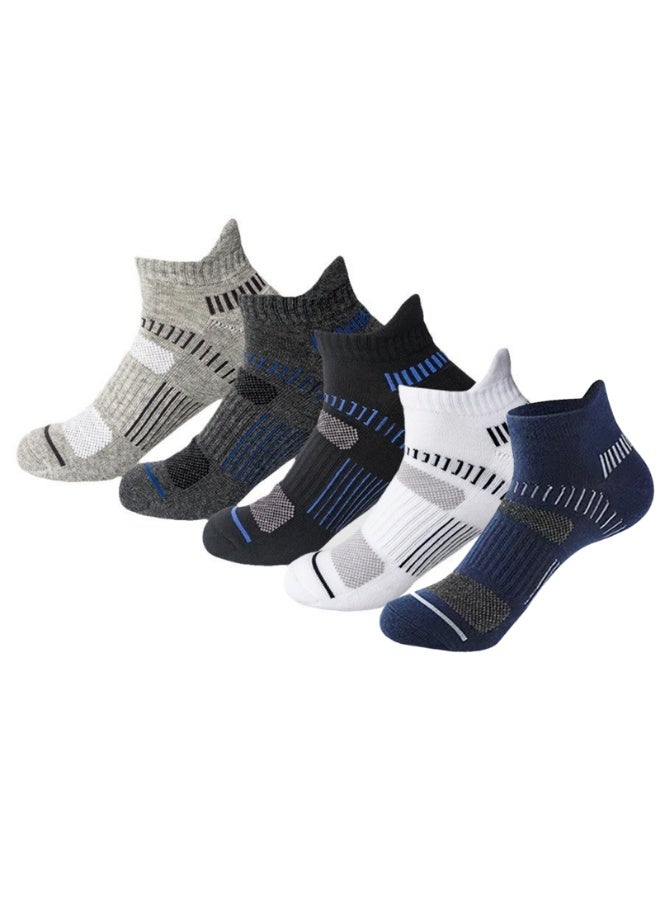 5 Pairs Mens Athletic Socks for Running & Everyday Wear  - Image 1