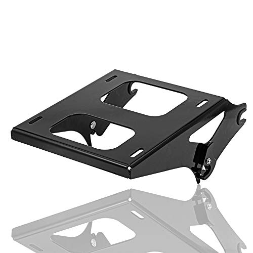 Mofun Detachable Tour Pack Mounting Rack Trunk Mount Compatible with Harley Touring Road King Electra Road Street Glide 2014-2025 Gloss Black - Image 5