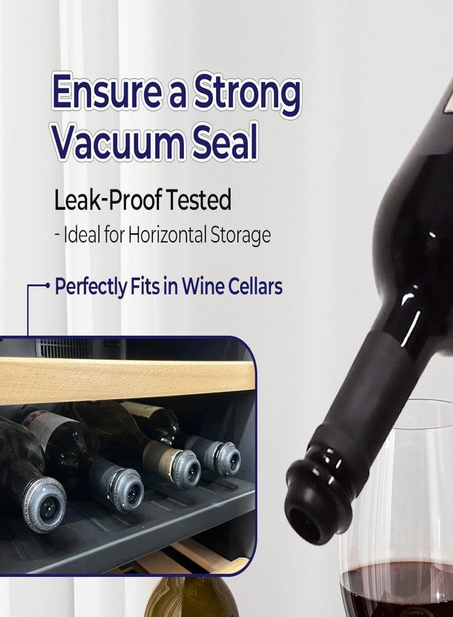 Vintorio Vacuum Wine Saver Pump with 4 Reusable Bottle Stoppers - Image 4