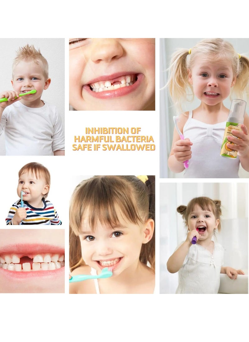 60ml Kids Foam Toothpaste with Fruit Flavor Toddler Toothpaste with Low Fluoride for U Shaped Toothbrush Foaming Toothpaste and Mouthwash for Dental Care for Children Whitening Toothpaste Foaming Toothpaste and Mouthwash Strawberry Flavor - pzsku/ZE3F95A9CF9EDD40118C1Z/45/1741676139/d21b4ef2-3671-4f91-9235-78050957097b