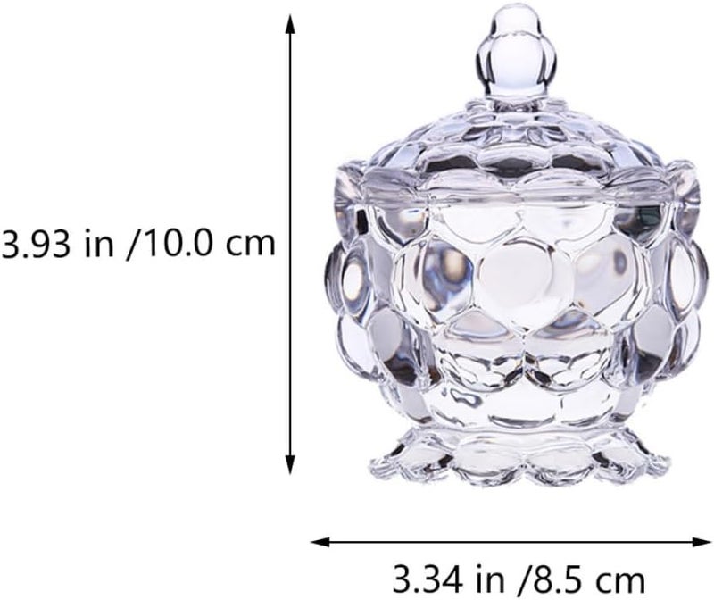 2pcs Glass Candy Jar and Dried Food Canister Set, Sealed Storage Containers with Lid, Food-grade Glass for Kitchen Pantry and Party Use - Image 2