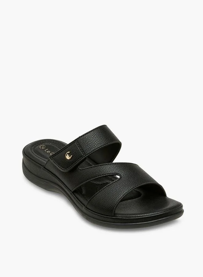 Le Confort BLACK Women Slip-On Slide Sandals for Women | Best Price UAE