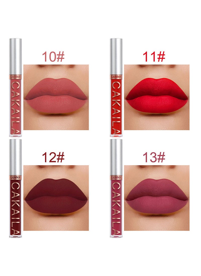 CAKAILA - 10 Pcs Matte Liquid Lipstick Set Contains Smooth Lip Lacquer Moisturizing Long Lasting Waterproof Velvet High Pigmented Lip Makeup Set For Women - Image 1