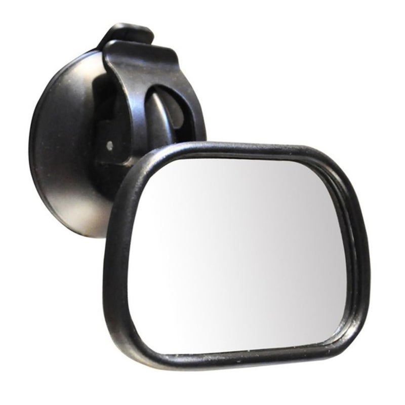 Wide Angle Shatterproof Baby Car Mirror with Suction Cup for Back Seat Monitoring Parents - Image 2