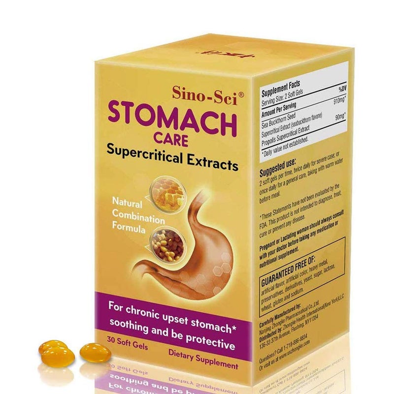 Sino-Sci SinoSci Stomach Care Stomach Relief of Stomach Gas and Bloating Stomach Digestion Relieve Heartburn and Acid Reflux 30 Counts - Image 3