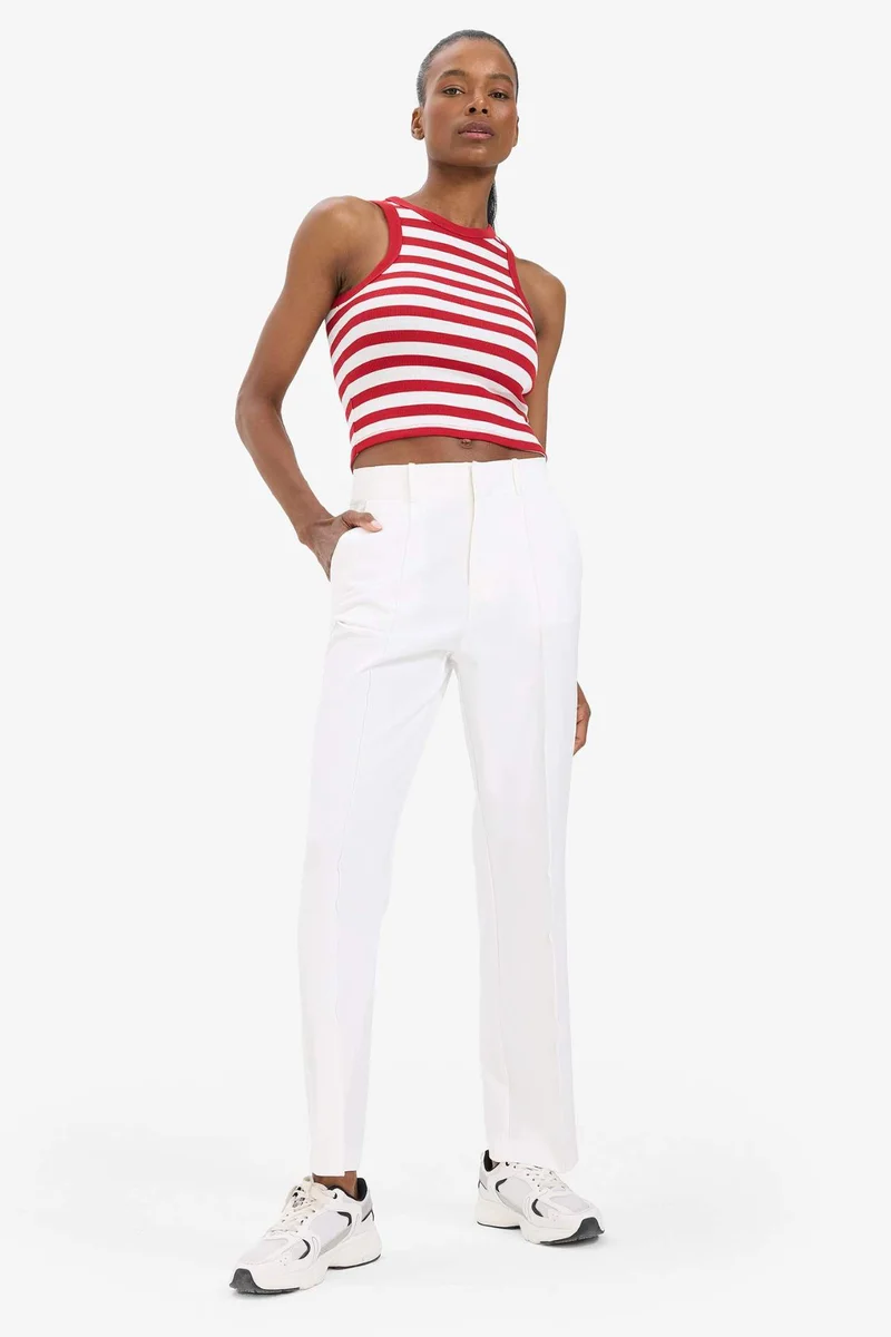 Defacto  Standard Fit Crew Neck Tank Top for Women | Best Price UAE