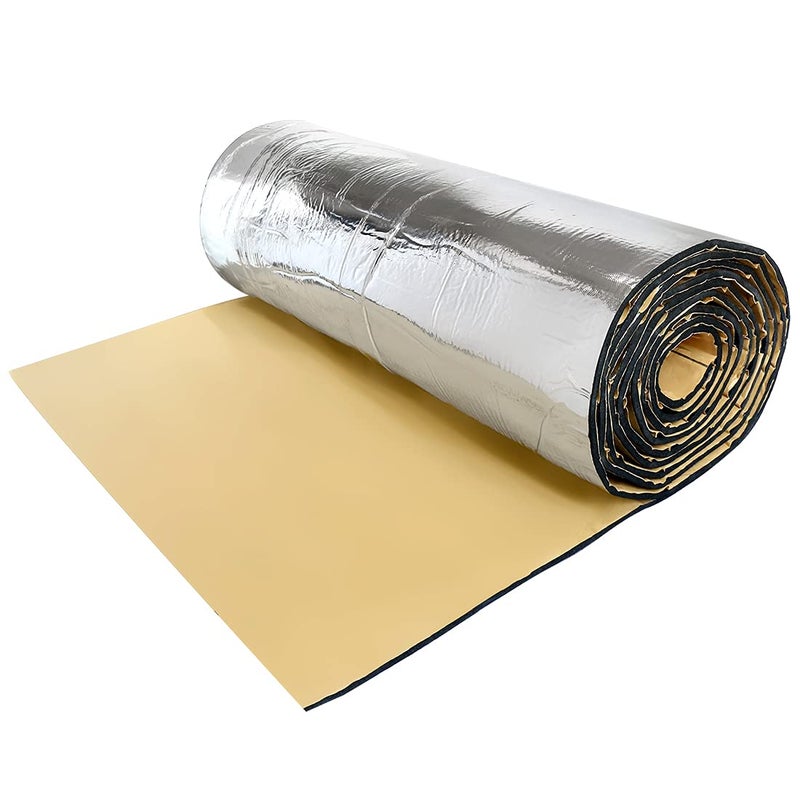 uxcell uxcell Sourcingmap 394mil 10mm 16.36sqft Car Heat Sound Absorb Insulation Mat 60x40inch - Image 1