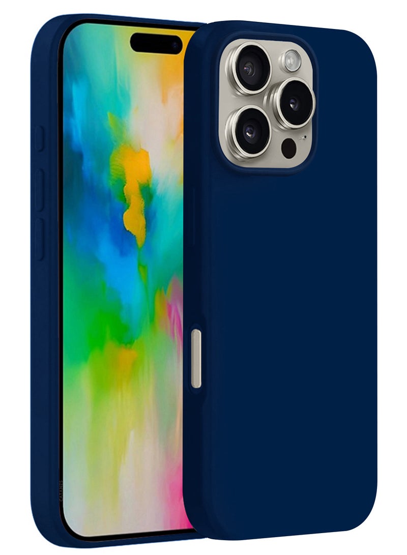 (for iPhone 16 Pro Max) Case, Slim Silicone Case, Full Covered Anti Scratch Shockproof Protective Cover - Image 1