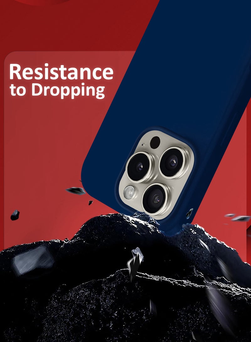 (for iPhone 16 Pro Max) Case, Slim Silicone Case, Full Covered Anti Scratch Shockproof Protective Cover - Image 2