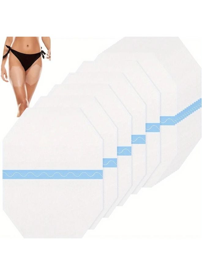 Invisible Thigh Lift Tape 50pcs Transparent Octagon Wave Pattern 8 x 6 Inch - Image 1