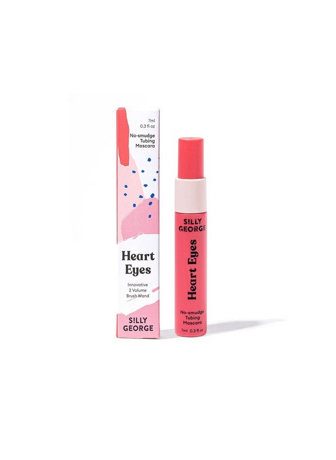 Silly George Heart Eyes Mascara ; Smudge Free Budge Free Grudge Free Lashes Cruelty Free & Vegan  - Image 1