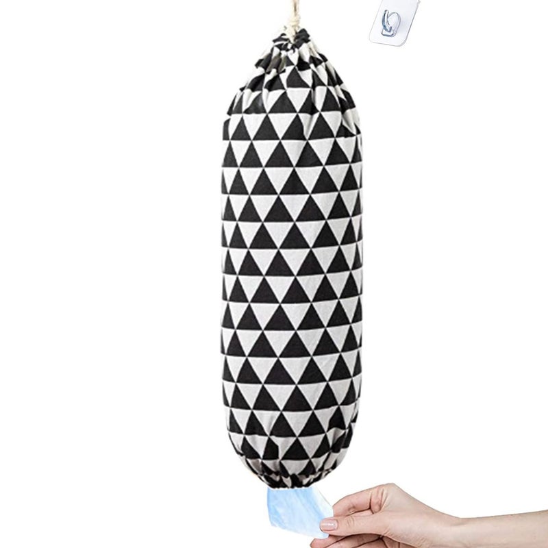 Kitchen Garbage Bag Storage Bag Washable Large Grocery Bag Wall Hanging Easy Extraction Plastic Bag Storage Hanging Bag - Image 1