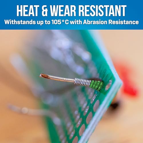 Jonard Tools R28Y-0100 Yellow Insulated Kynar Copper Wire Roll, 28 AWG, 100 ft Length - Image 4