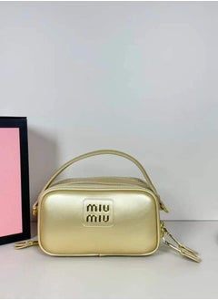 Miu Miu Leather and Patent Leather Shoulder Bag  - Image 1