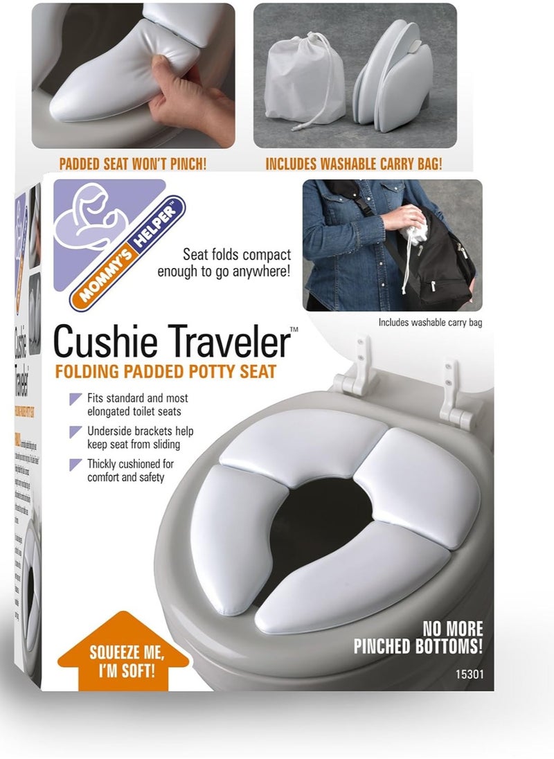 ماركة غير محددة مقعد حمام مبطن وقابل للطي للسفر للأطفال – Cushie Traveler من Mommy’s Helper  - Image 2
