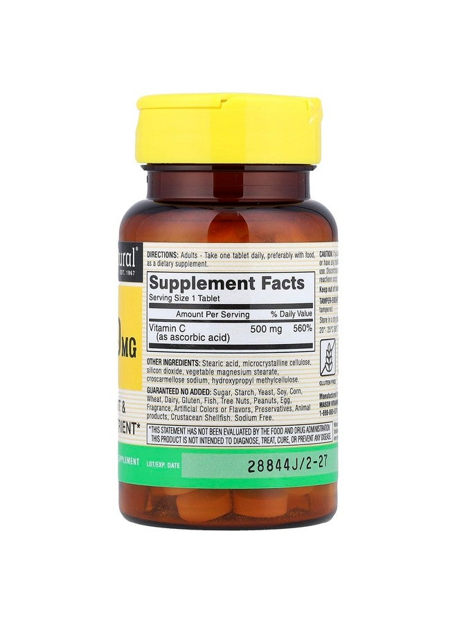 Mason Natural C 500mg - 100 Tablets - Image 2