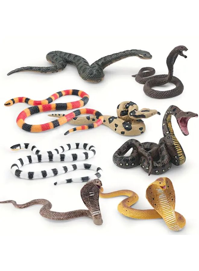 Realistic PVC Cactus Snake Toy 127 666 Python Detailed Durable Reptile Model - Image 5