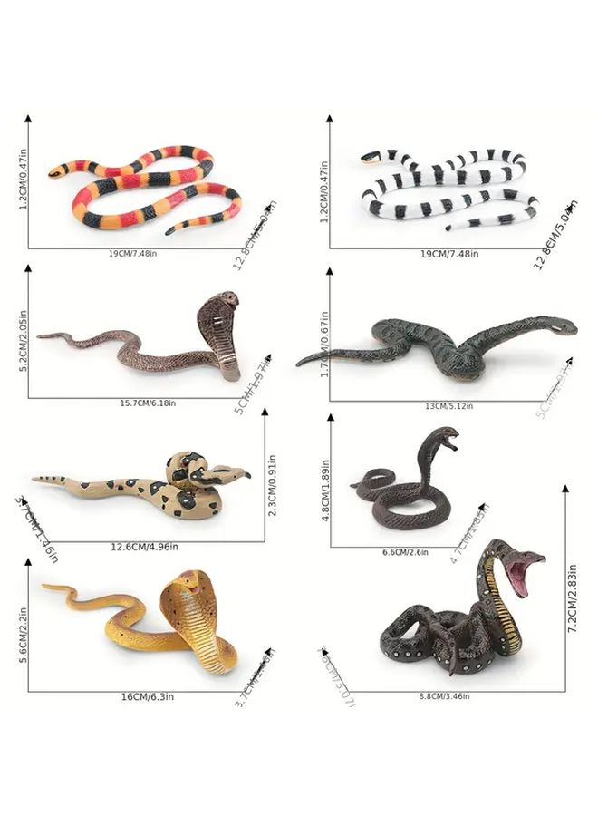 Realistic PVC Cactus Snake Toy 127 666 Python Detailed Durable Reptile Model - Image 2