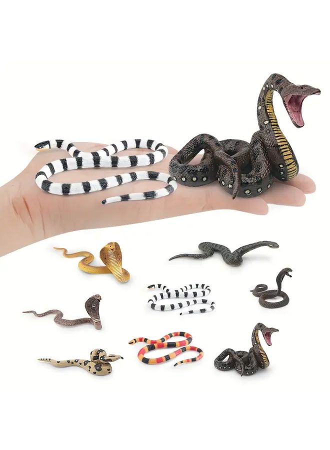Realistic PVC Cactus Snake Toy 127 666 Python Detailed Durable Reptile Model - Image 3