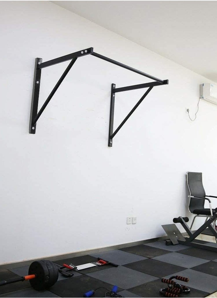 COMMANDO Heavy-Duty Wall Mounted Pull-Up Bar Max Load 200 kg, Width 120 cm Build your Strength & Fitness  - Image 3