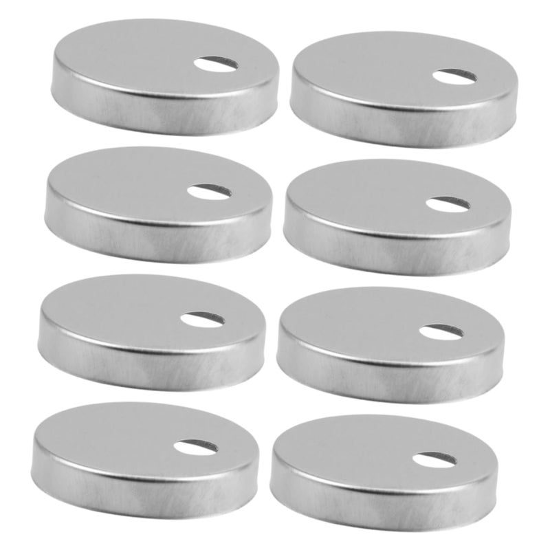Stainless Steel Toilet Bolt Covers 4 Pack Decorative Caps Easy Install Bathroom Enhancement - Image 2