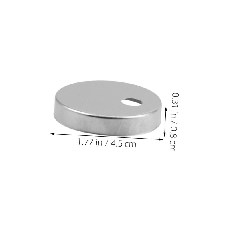 Stainless Steel Toilet Bolt Covers 4 Pack Decorative Caps Easy Install Bathroom Enhancement - Image 3