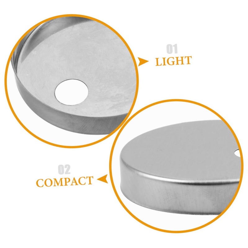 Stainless Steel Toilet Bolt Covers 4 Pack Decorative Caps Easy Install Bathroom Enhancement - Image 4
