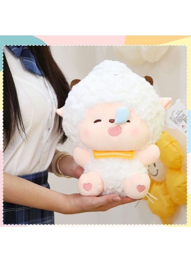 null - Pleasant Goat Lazy Goat Little Grey Plush Toy Doll Hug Series Doll Cute Birthday Gift-Color:Little Hui Hui [must-buy Model]-Height:35cm - Image 1