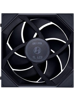 LIAN LI UNI FAN TL LCD PC Cooling Fan, 1.6" LCD, 140mm Fan Size, 1600 RPM Fan Speed, 68.1 CFM Fan Air Flow, Fluid Dynamic Bearing, PA66 / PBT Materials, Single Pack  - Image 4
