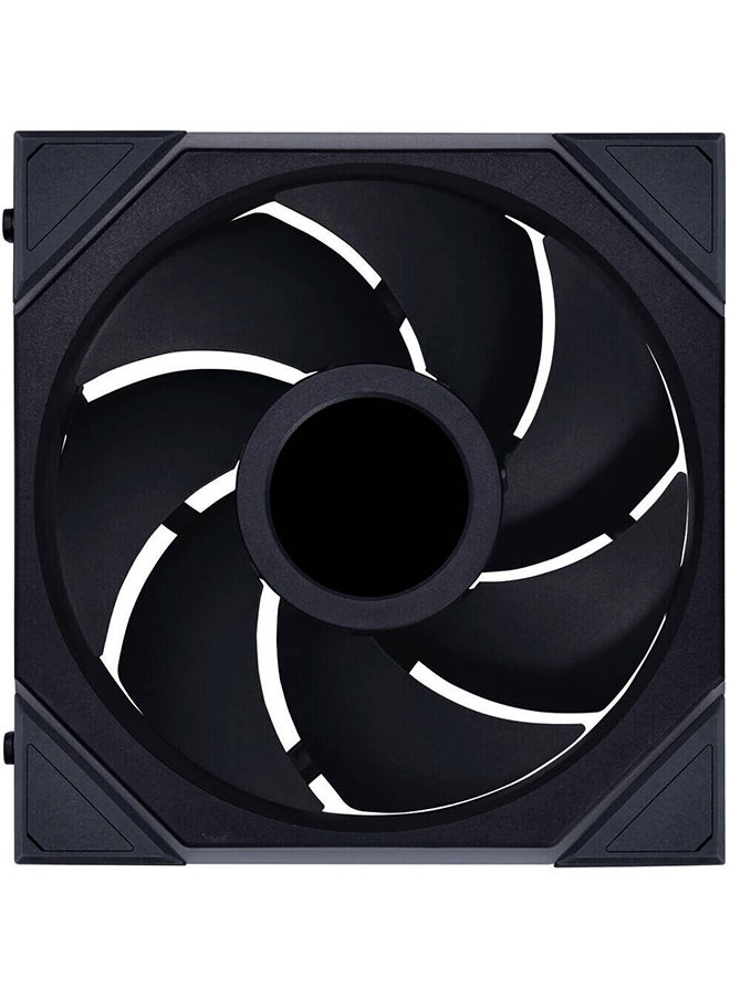 LIAN LI UNI FAN TL LCD PC Cooling Fan, 1.6" LCD, 140mm Fan Size, 1600 RPM Fan Speed, 68.1 CFM Fan Air Flow, Fluid Dynamic Bearing, PA66 / PBT Materials, Single Pack  - Image 3