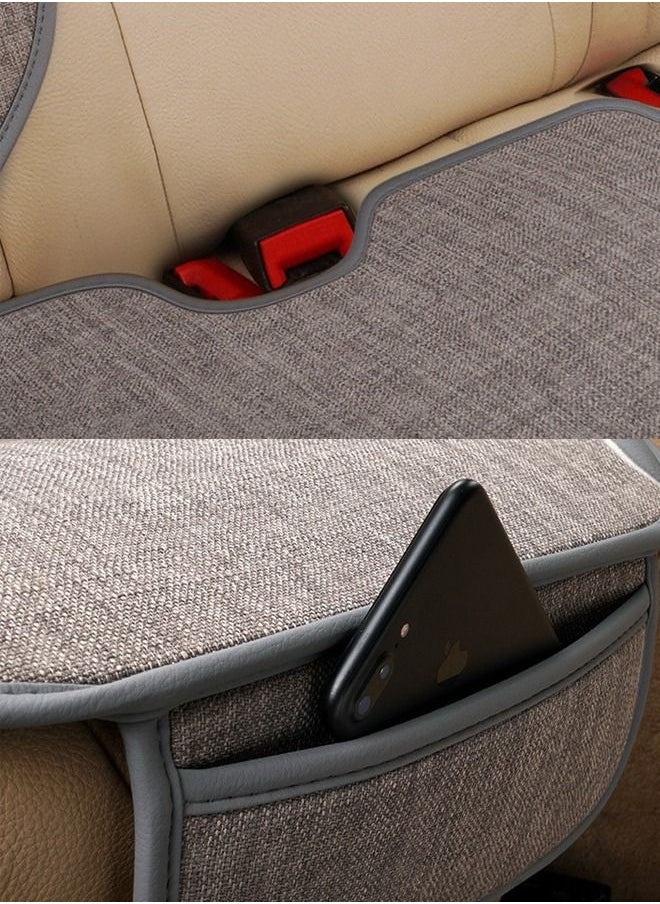 DUNISO 3PCS Auto Breathable Universal Four Seasons Car Seat Covers Luxury Include Front Car Seat Protector and Rear Car Seat Cushion Compatible with 95% Vehicle Fit for Cars Truck SUV or Vans  - Image 3