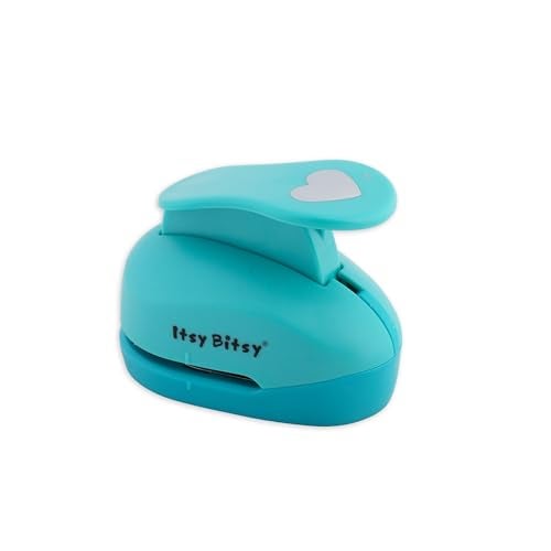 itsy-bitsy Itsy Bitsy Craft Punch Cutting Size 1.5inch Heart Shape Cutter for Paper Crafting, Scrapbooking,Card Making,DIY Projects,shapes cutter for craft, cutting machine for craft - Image 1