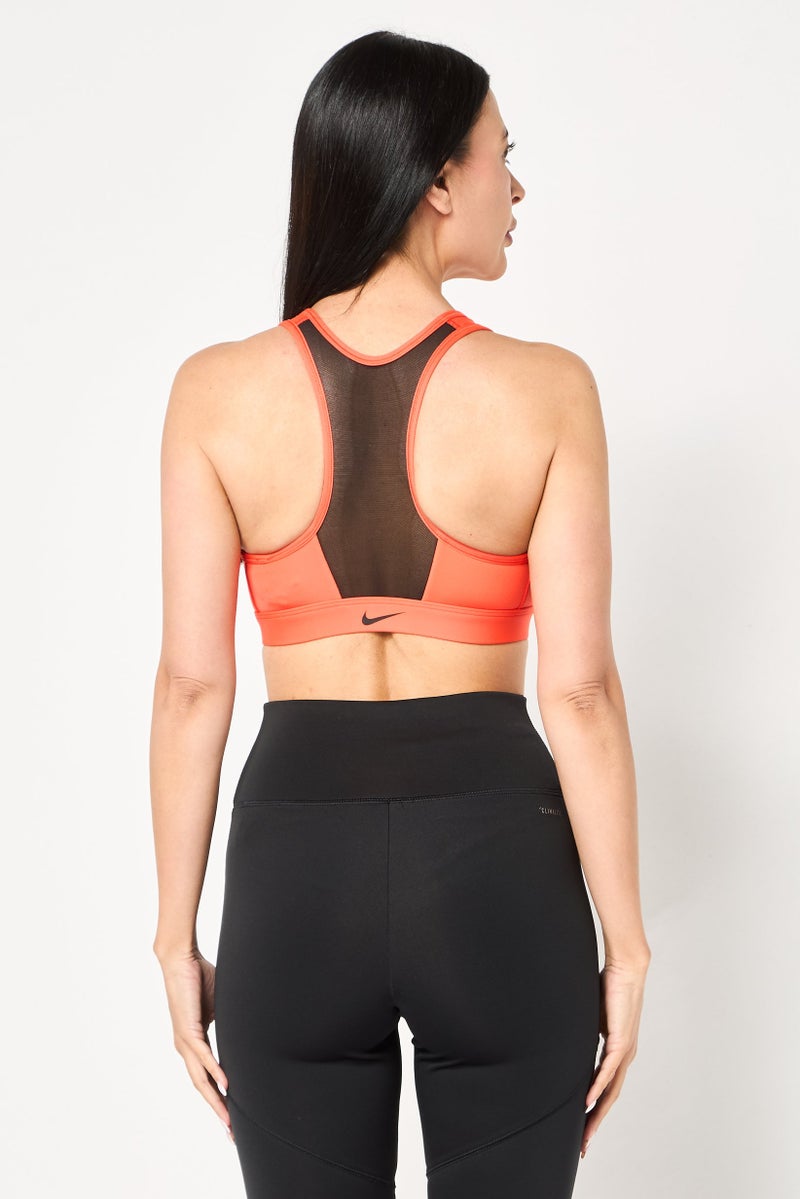 Nike Women Padded Training Sport Bra, Orange - Image 4